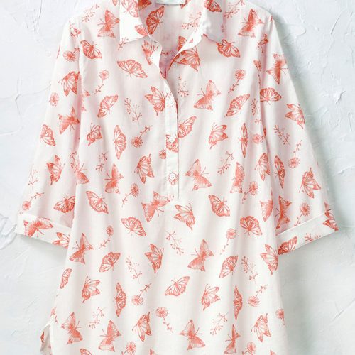 cotton critter shirt butterfly 4 24013