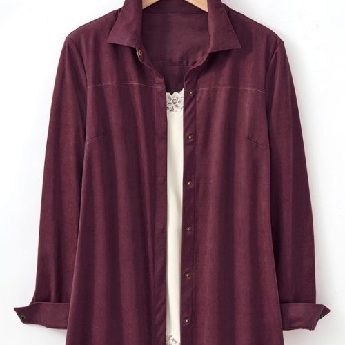 faux suede big shirt blackberry 3 46825 16150