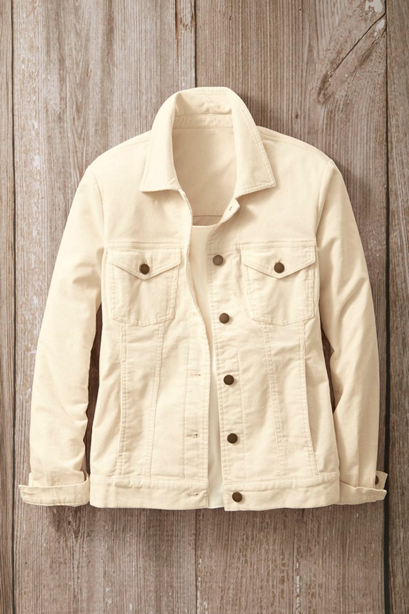 open road corduroy jacket antique white 0 62357 44953