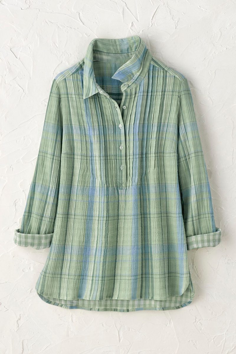 ripple creek plaid popover agave green multi 0 88157 07331